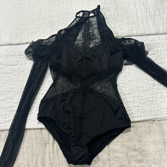 Black mesh bodysuit - Picture 3 of 3